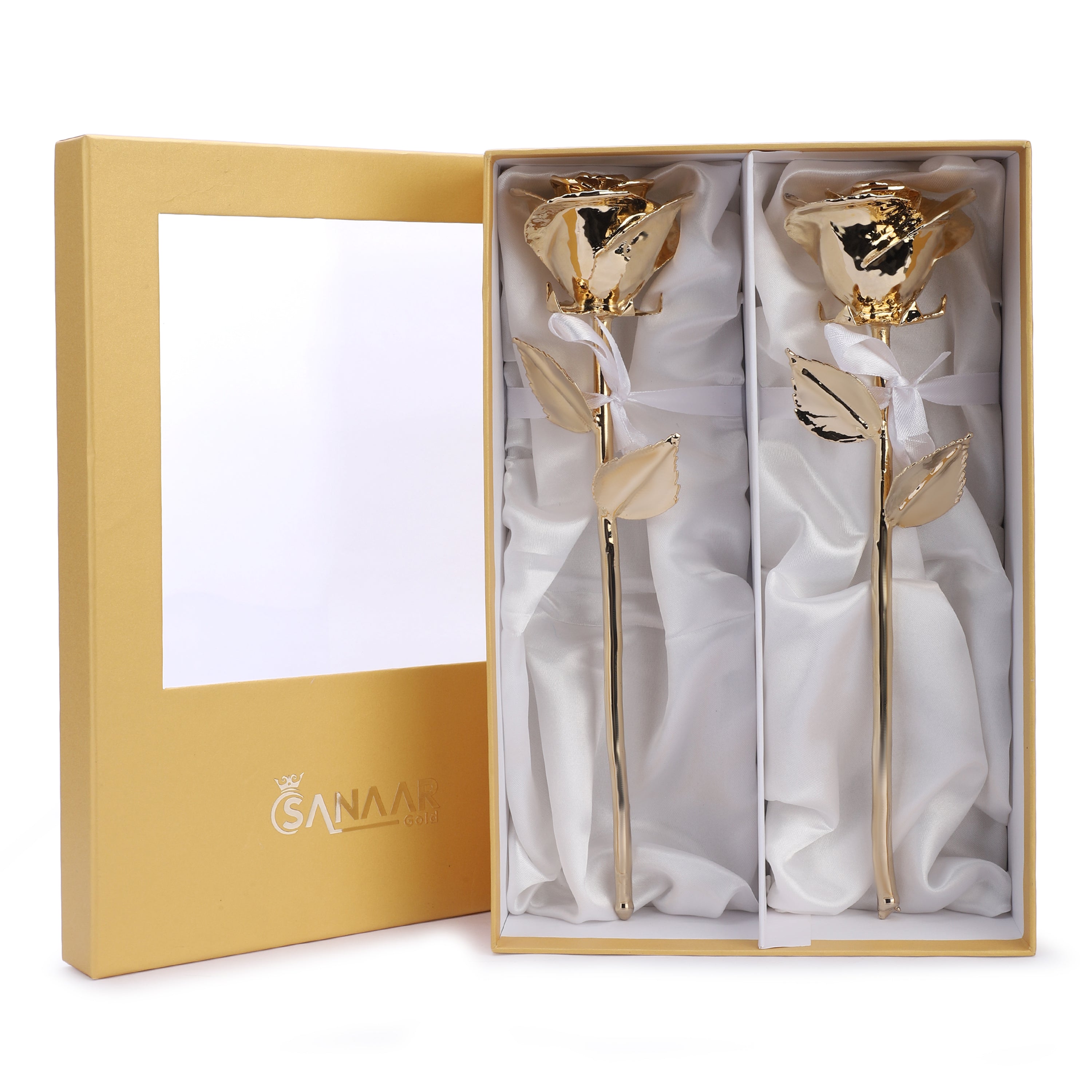 Premium 24k Gold dipped Rose Pack of 2