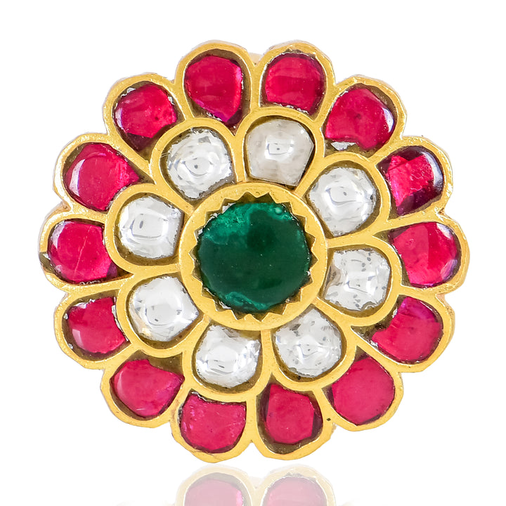 Pink Blossom Adjustable Ring