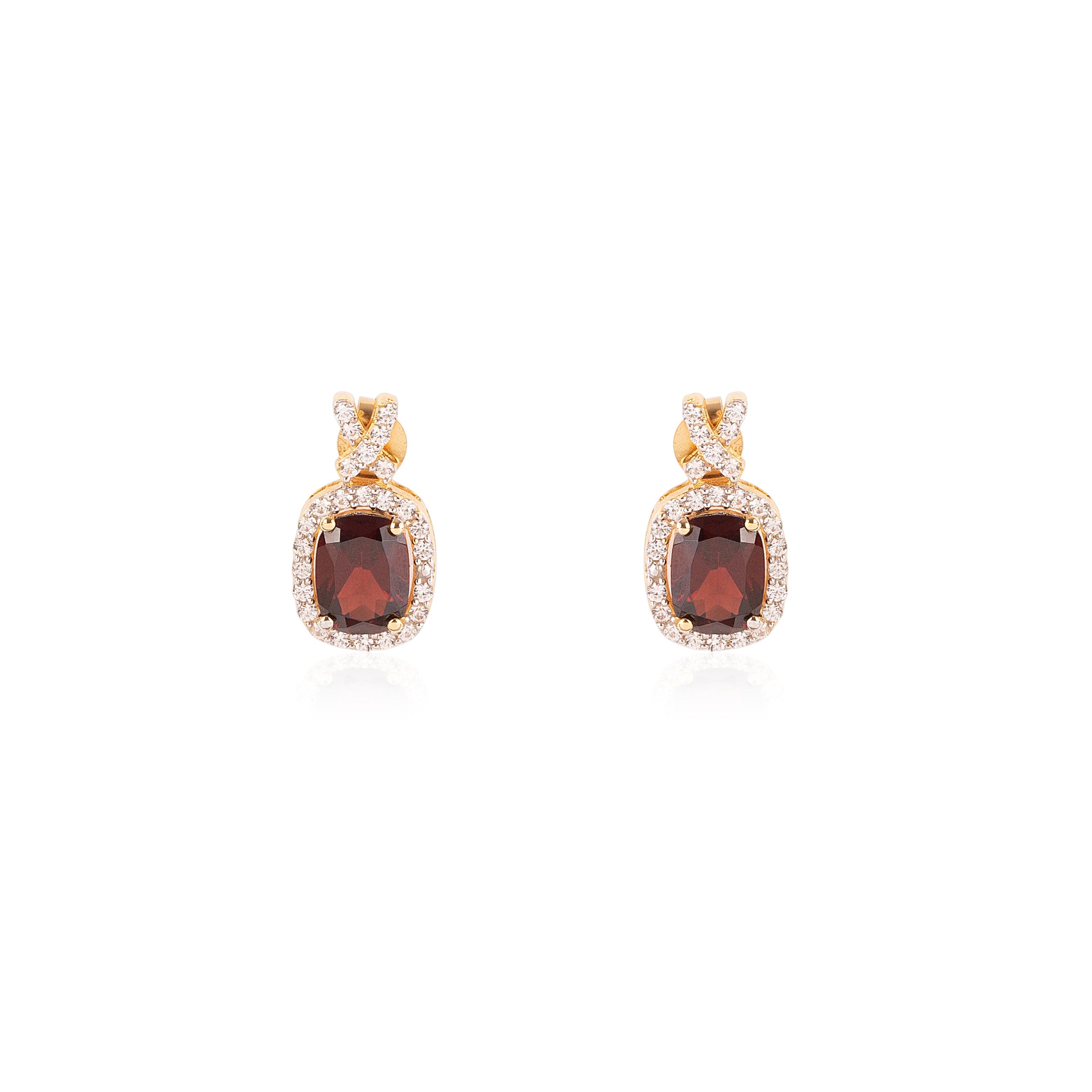 Vintage Garnet Earring