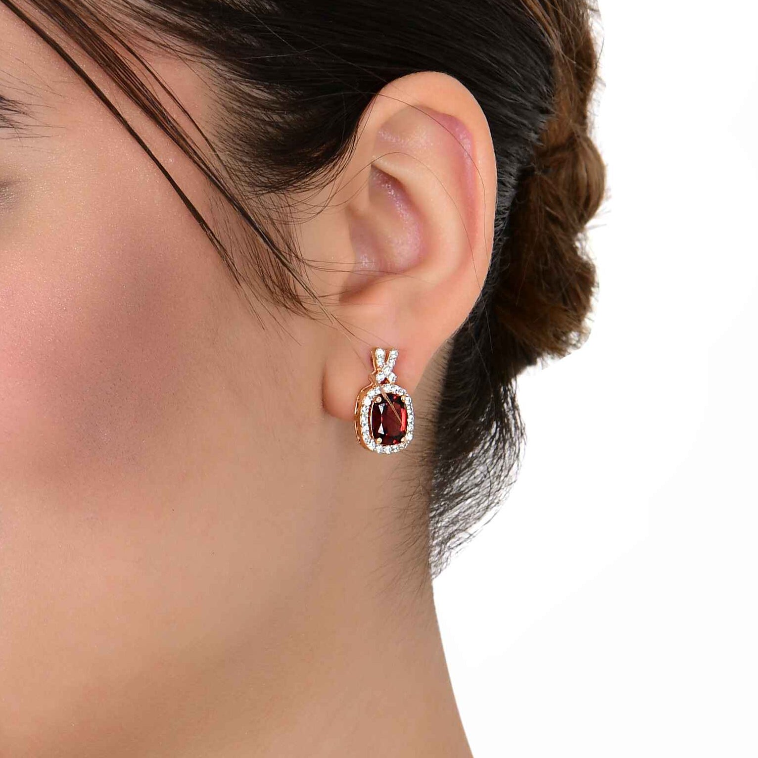 Vintage Garnet Earring