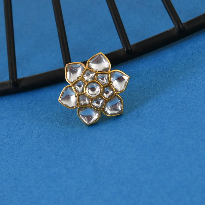 White Aura Adjustable Ring