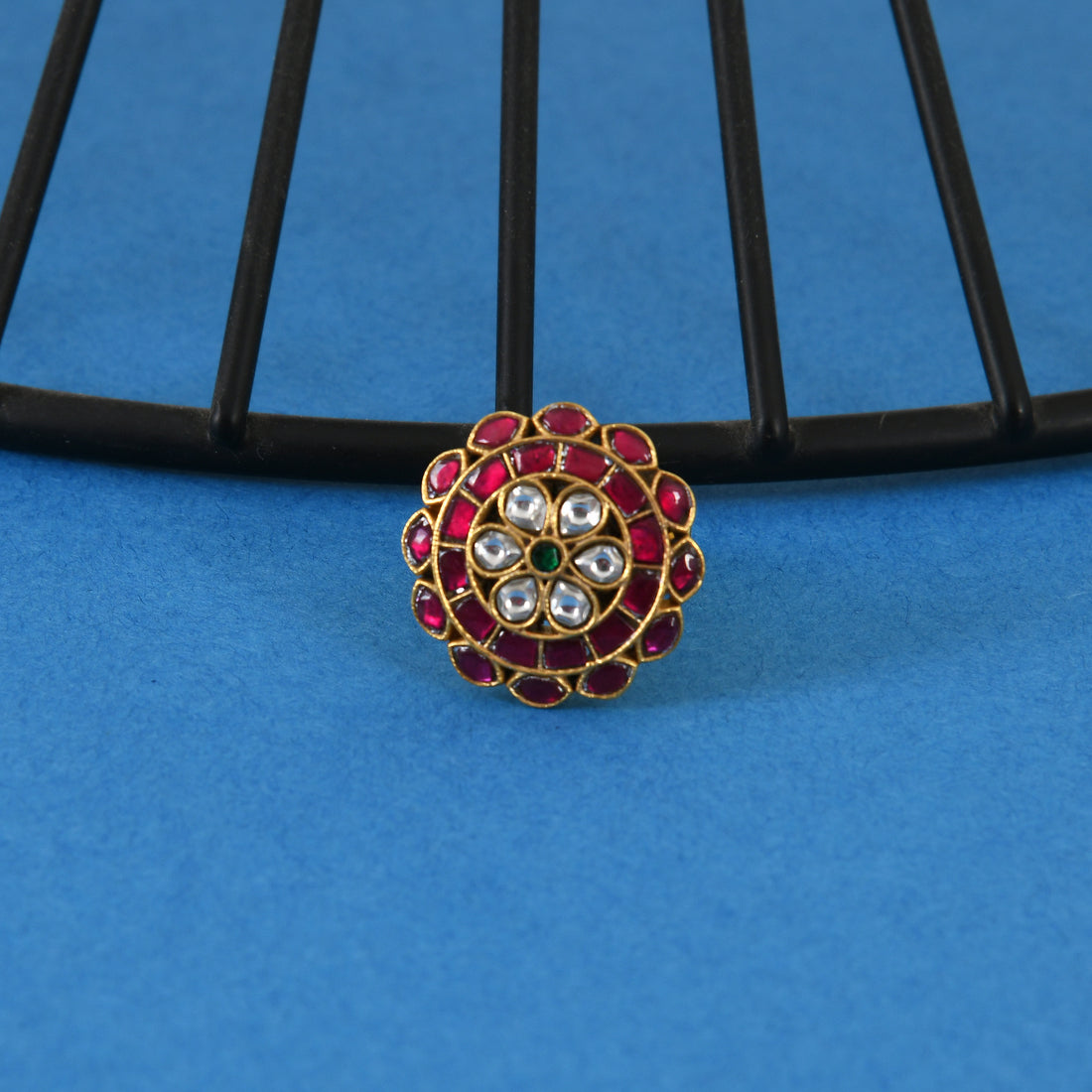 Royal Bloom Adjustable Ring