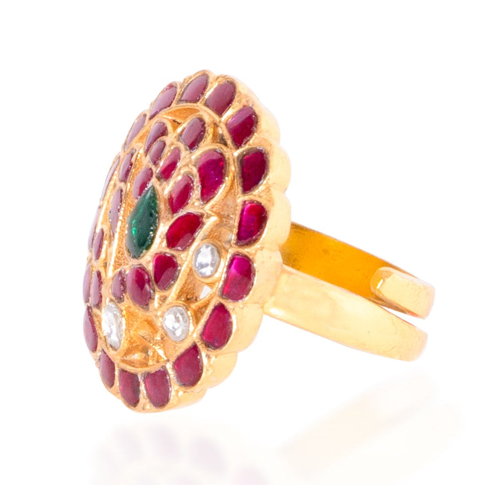 Infinity Petal Adjustable Ring