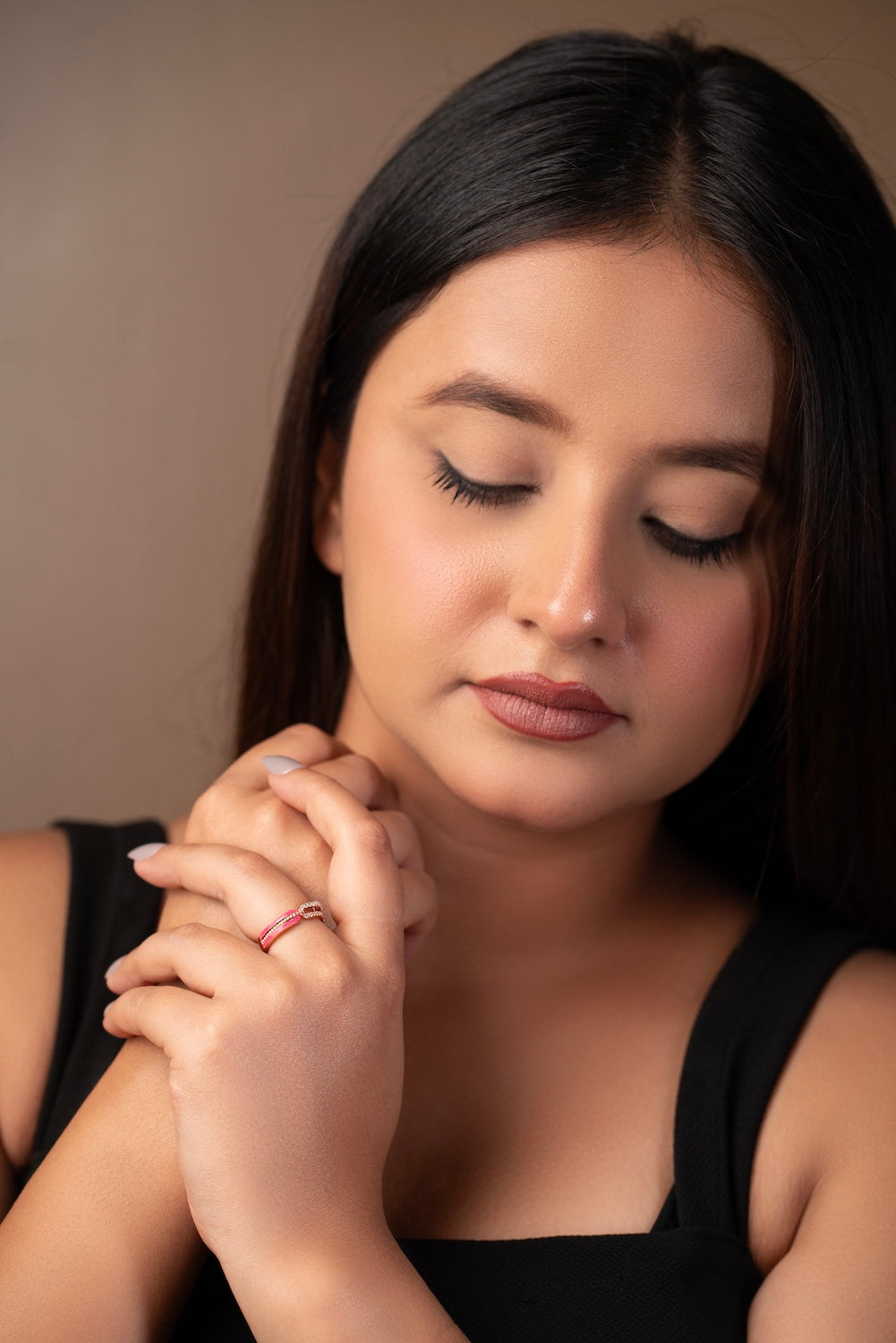 Pink Eternal Band Ring