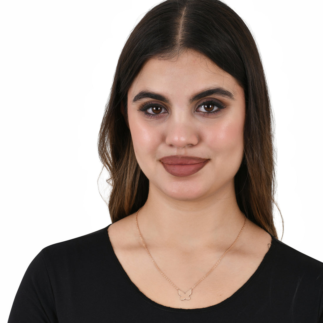 butterfly Silhouette Necklace