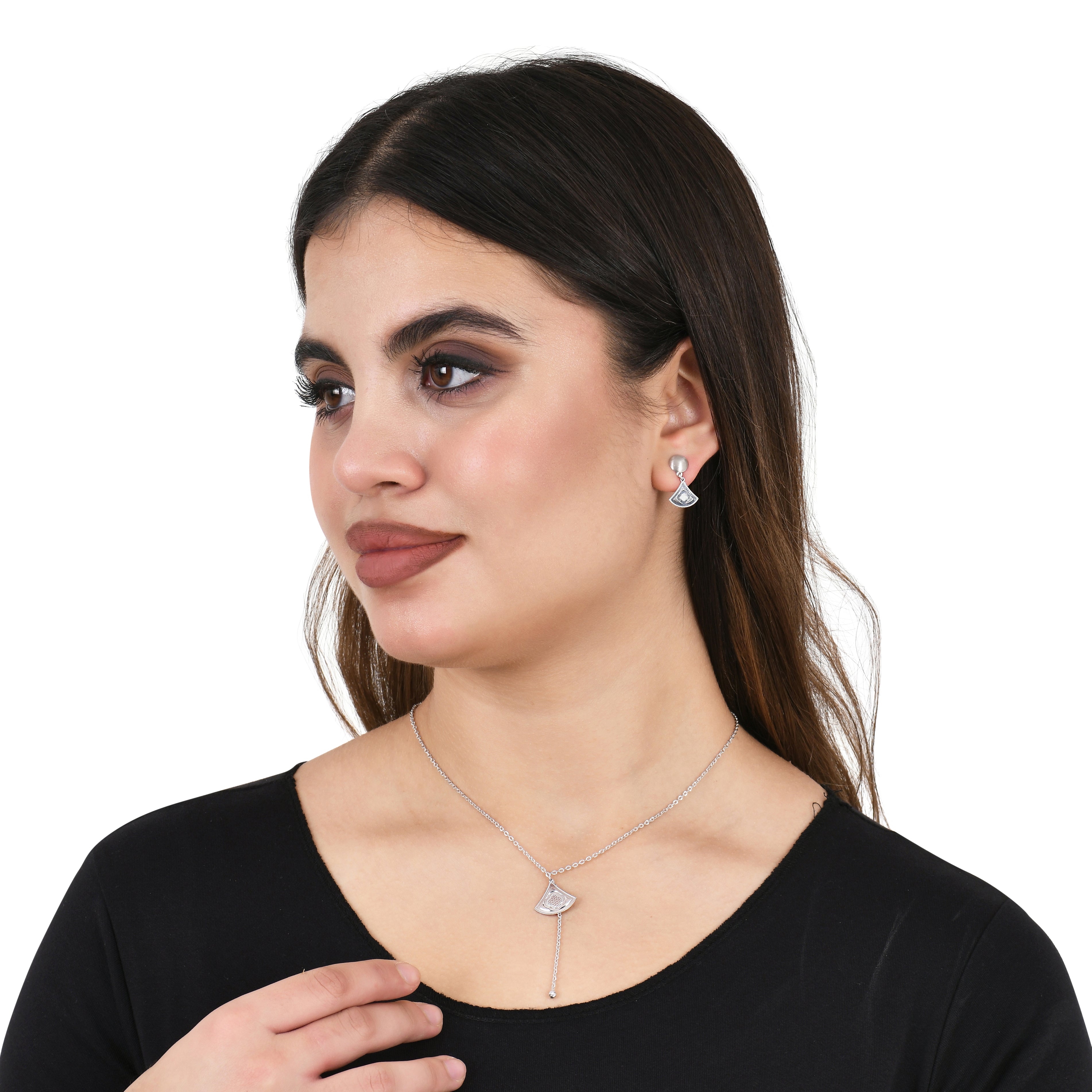 Tri drop pendant set