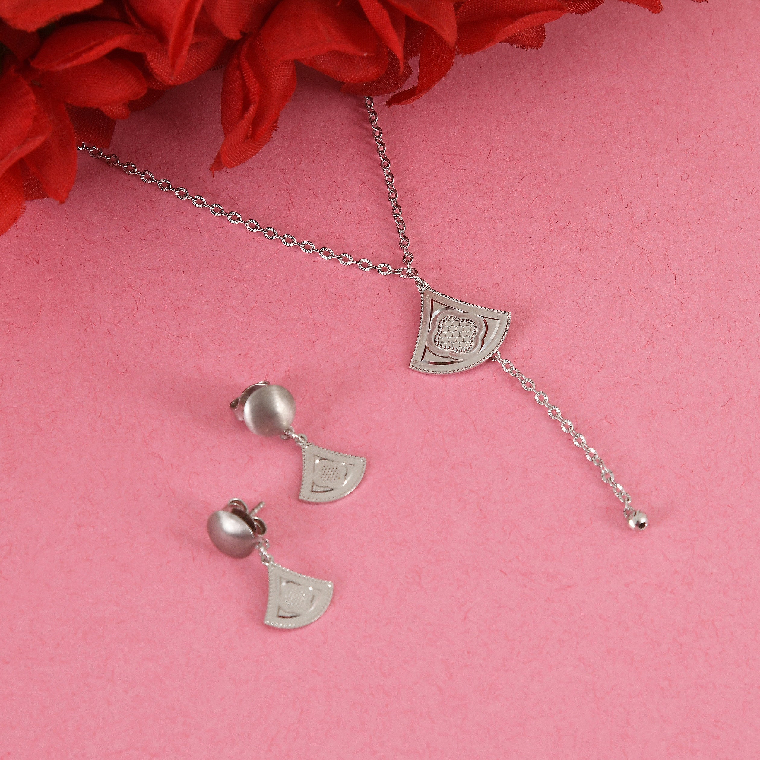 Tri drop pendant set