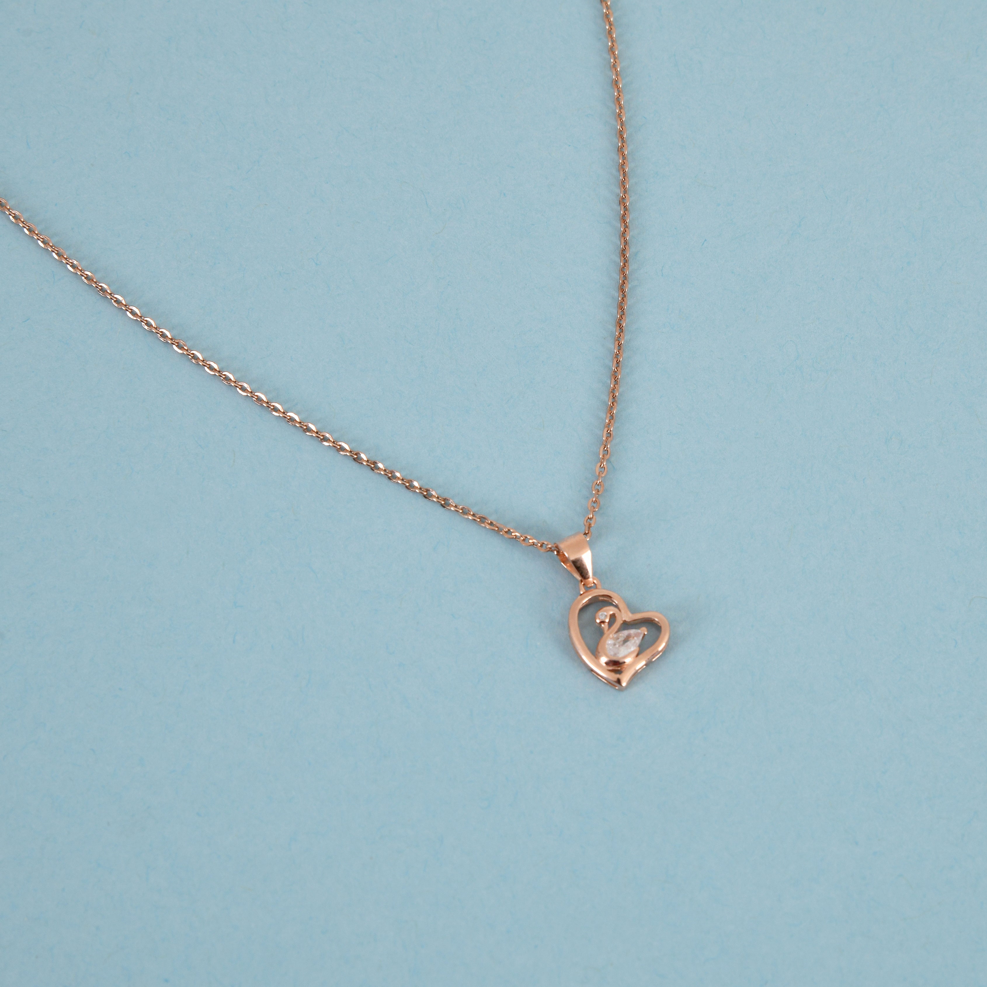 Swan Embrace Pendant