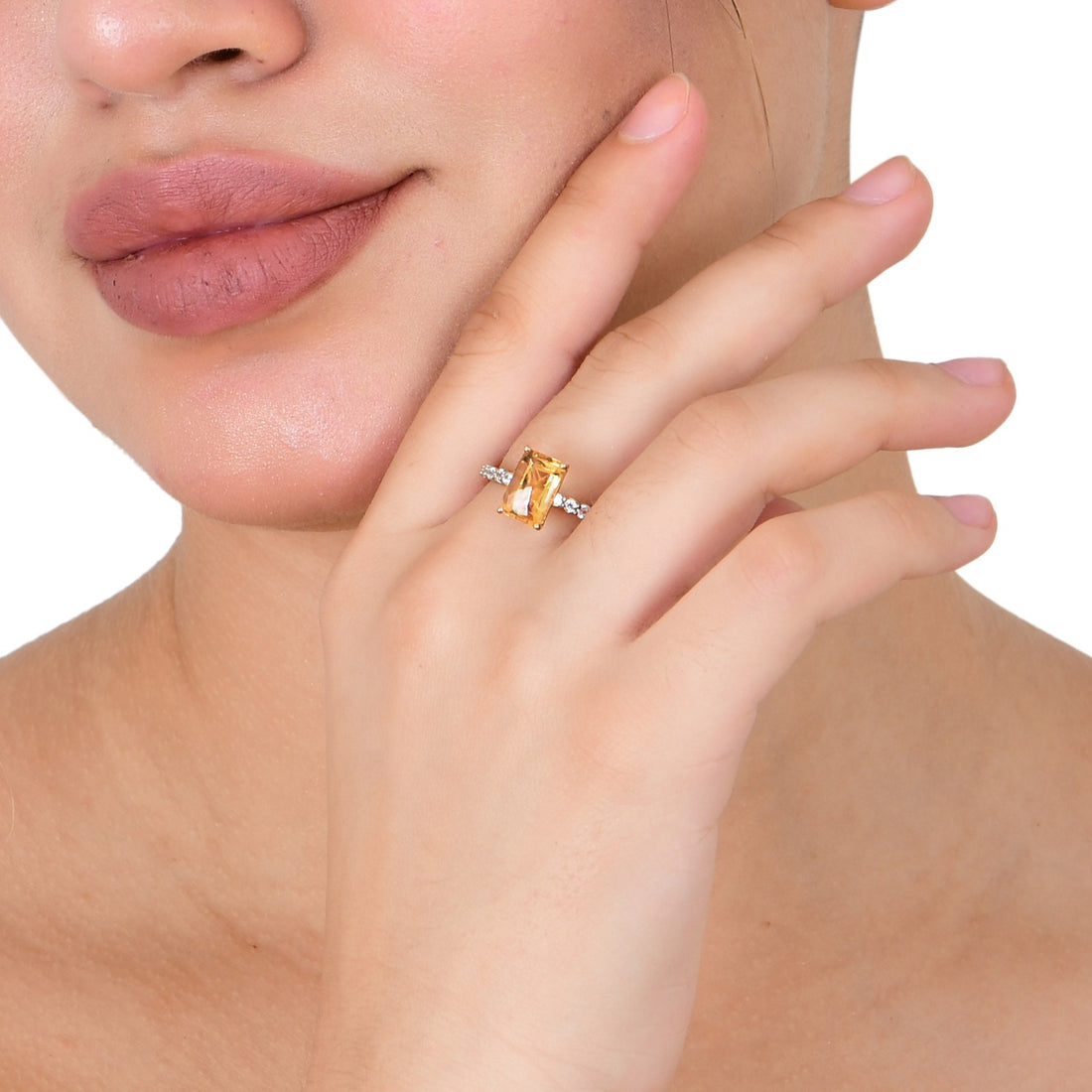 Sunny Citrine Ring