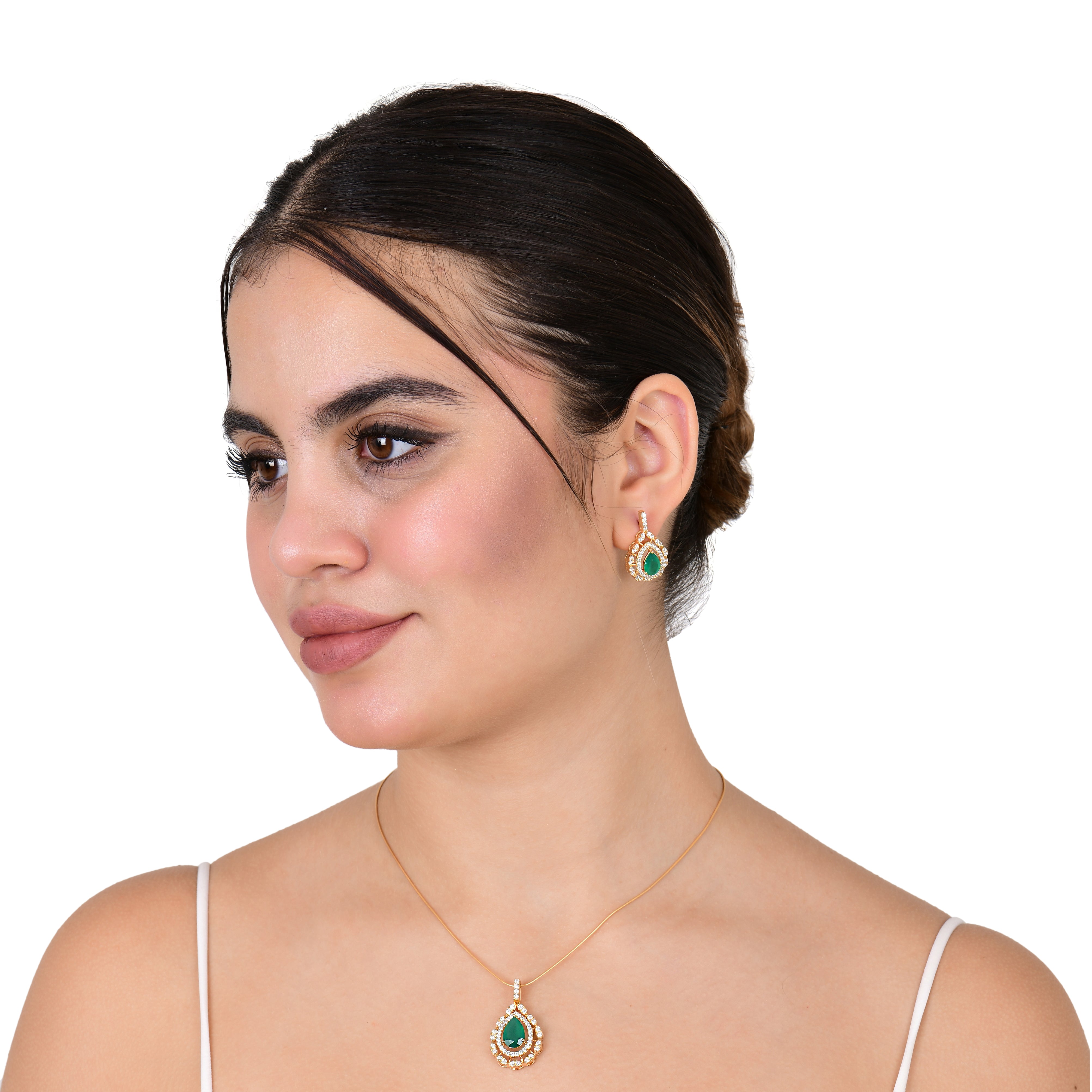 Glamour Drop Pendant set