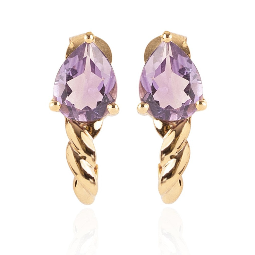 Bloom Amethyst Stud
