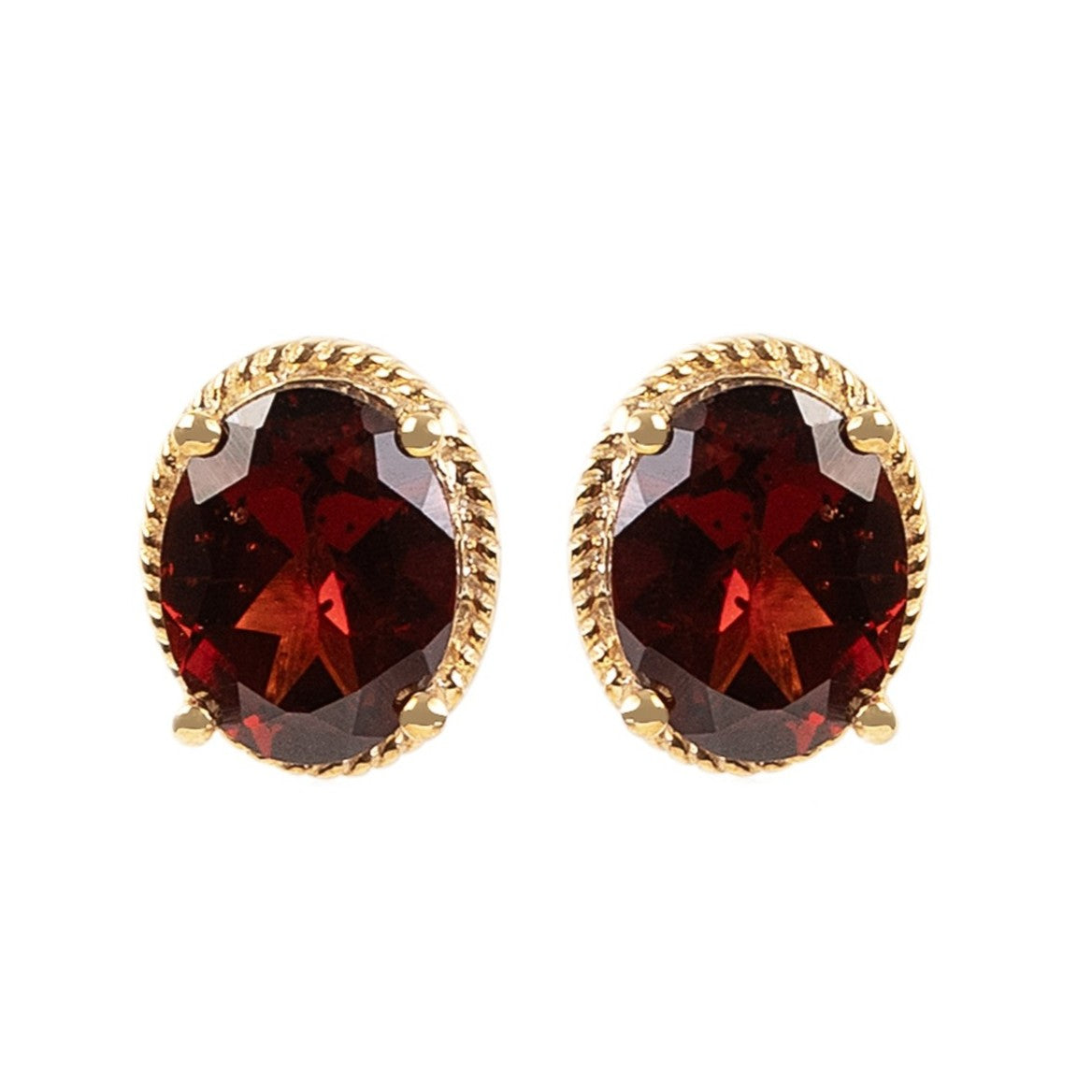 Garnet Shine Stud