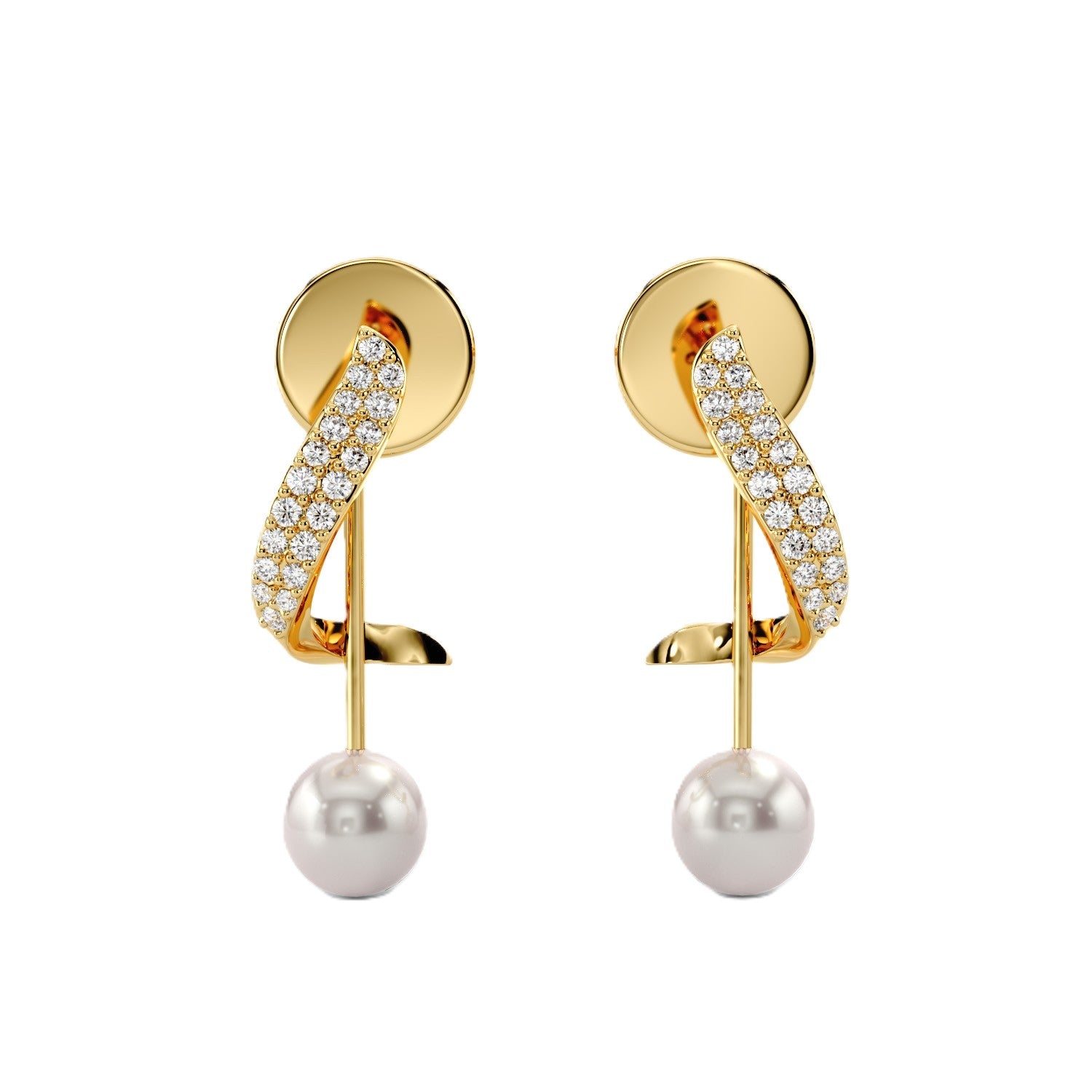 Pearl Spiraluxe Earrings