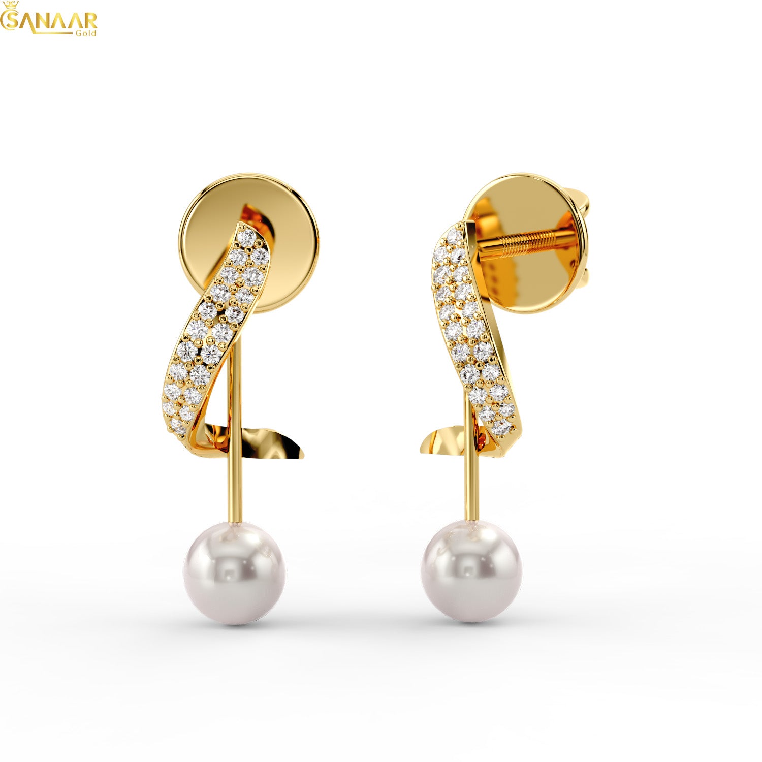 Pearl Spiraluxe Earrings