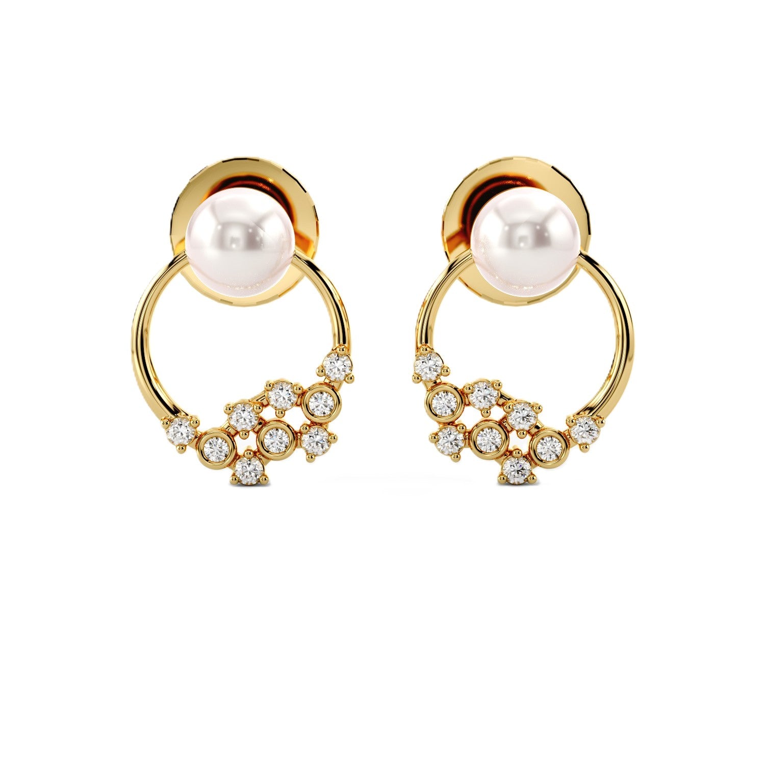 Orbit Luxe Pearl Earrings