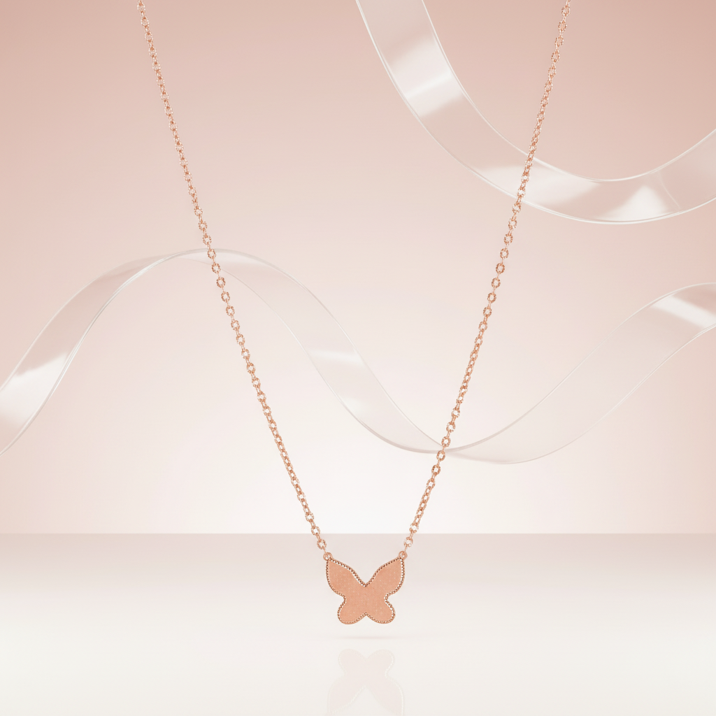 Butterfly Silhouette Necklace