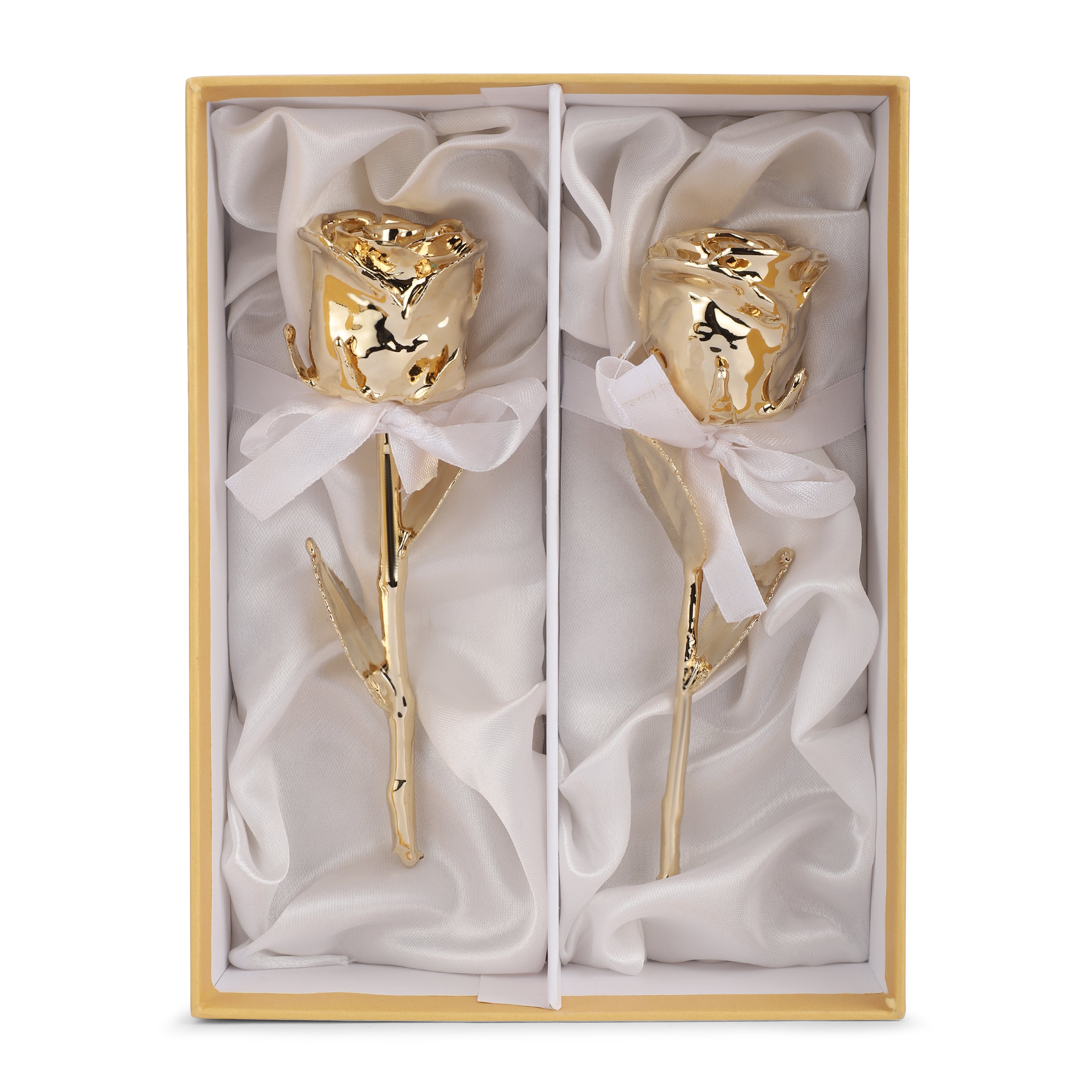Elegant 24k Gold dipped Rose Pack of 2