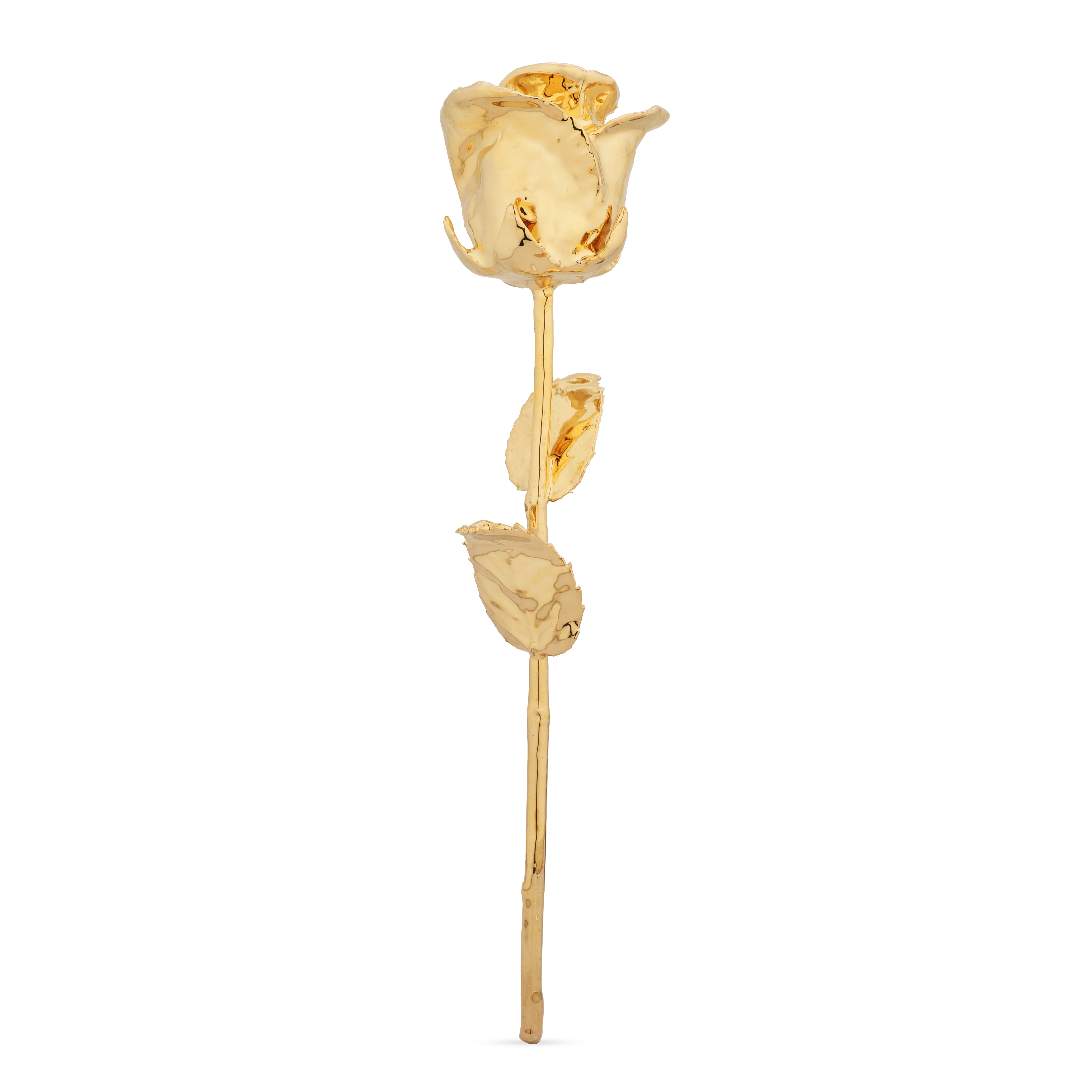 Royal 24k Gold dipped Rose with Leatherite Box