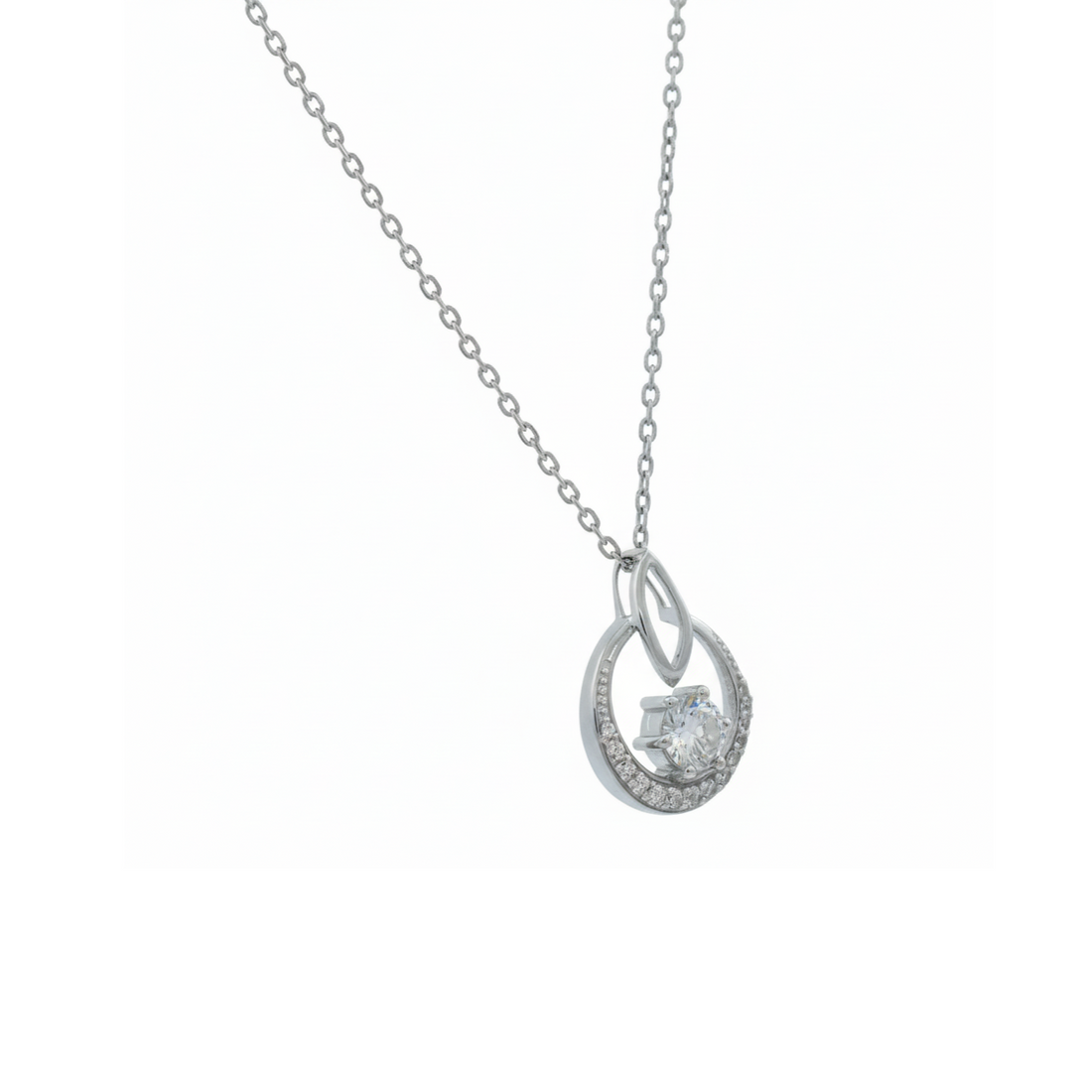 Silver Halo Pendant