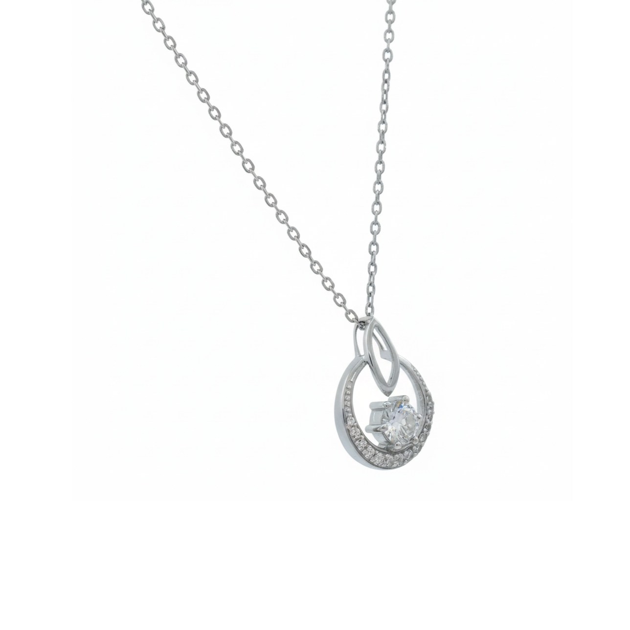 Silver Halo Pendant