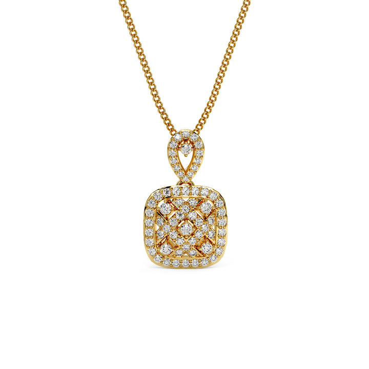 Regal Cushion CZ Pendant