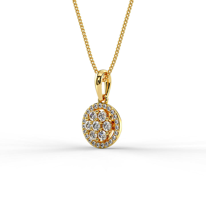 Radiant Bloom CZ Pendant