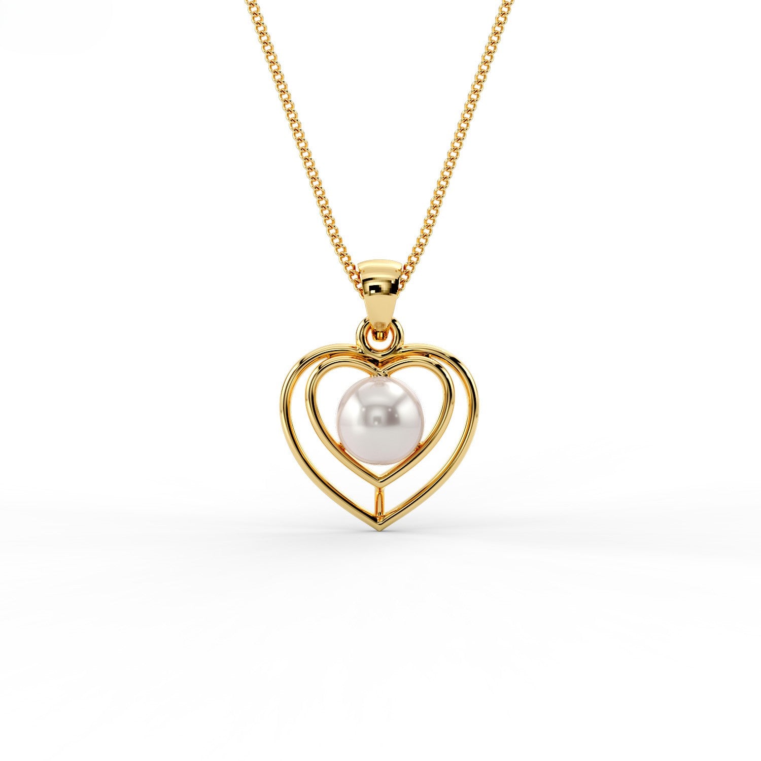 Pearl Heart Pendant