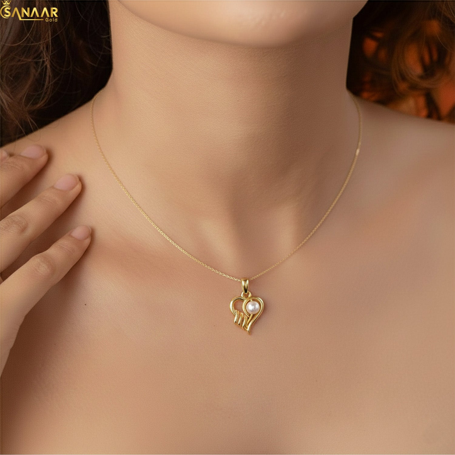 Twirl Aura Heart Pendant