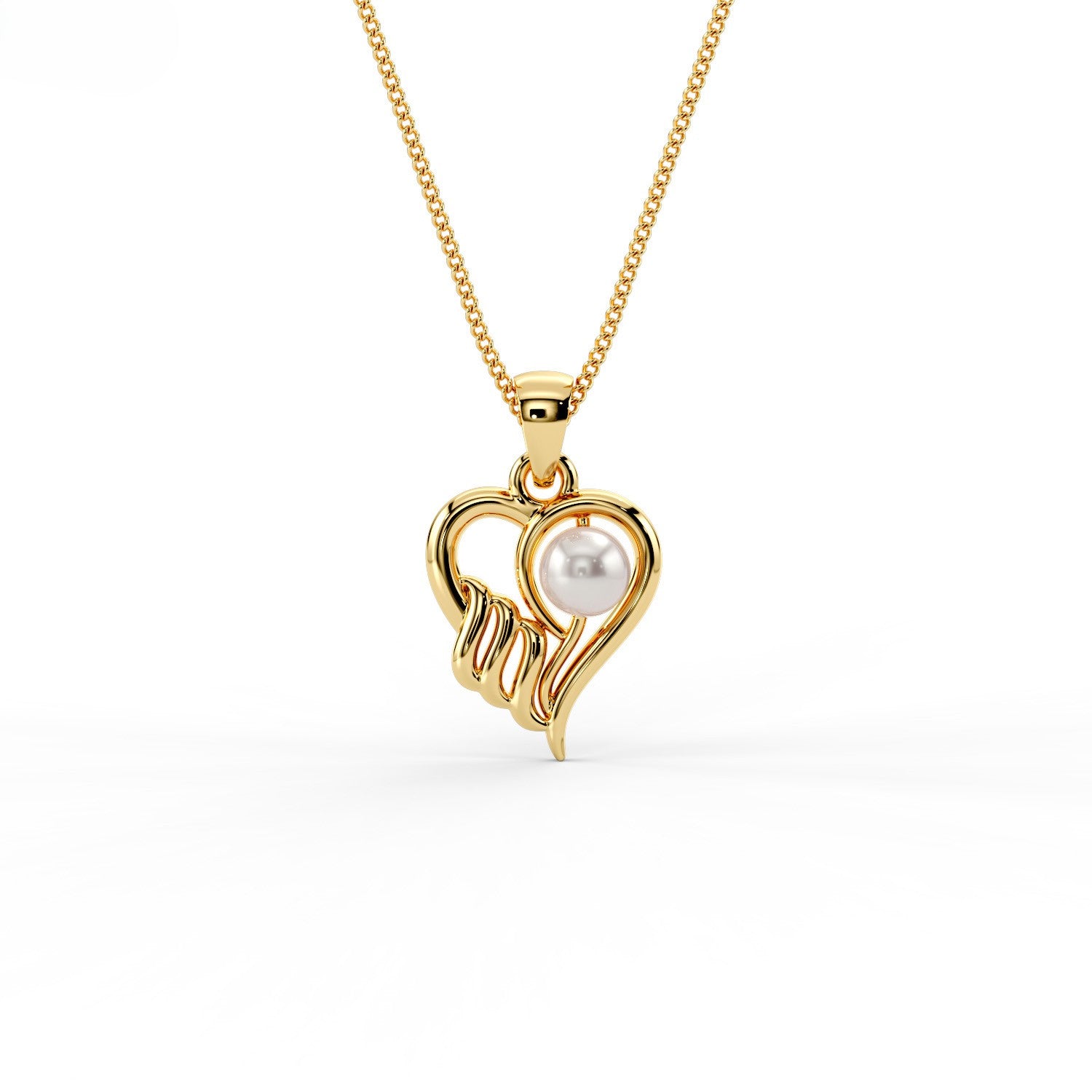 Twirl Aura Heart Pendant