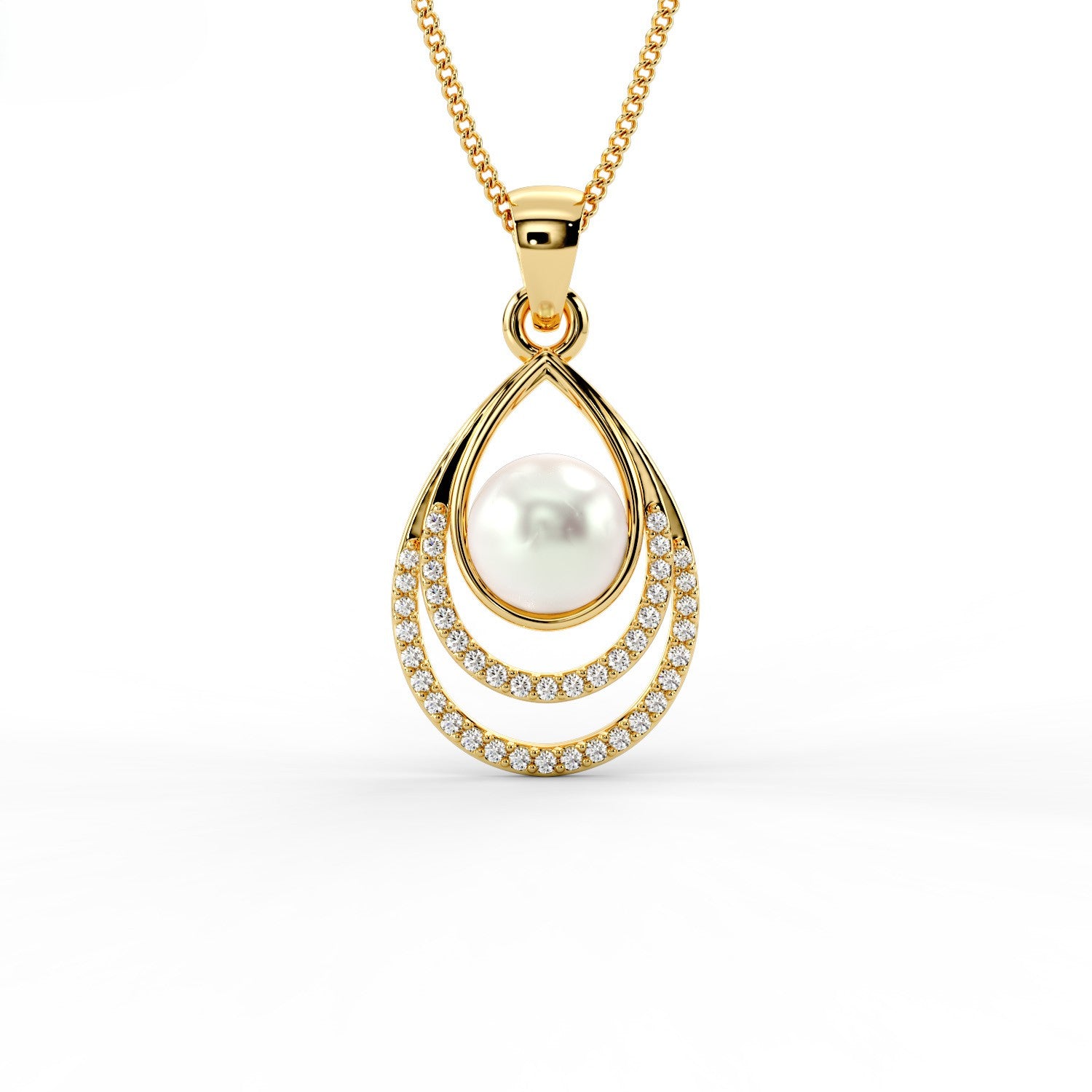 Aurelia Pearl Teardrop Pendant
