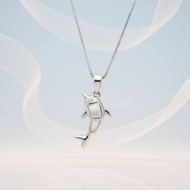 Silver Dolphin Pendant