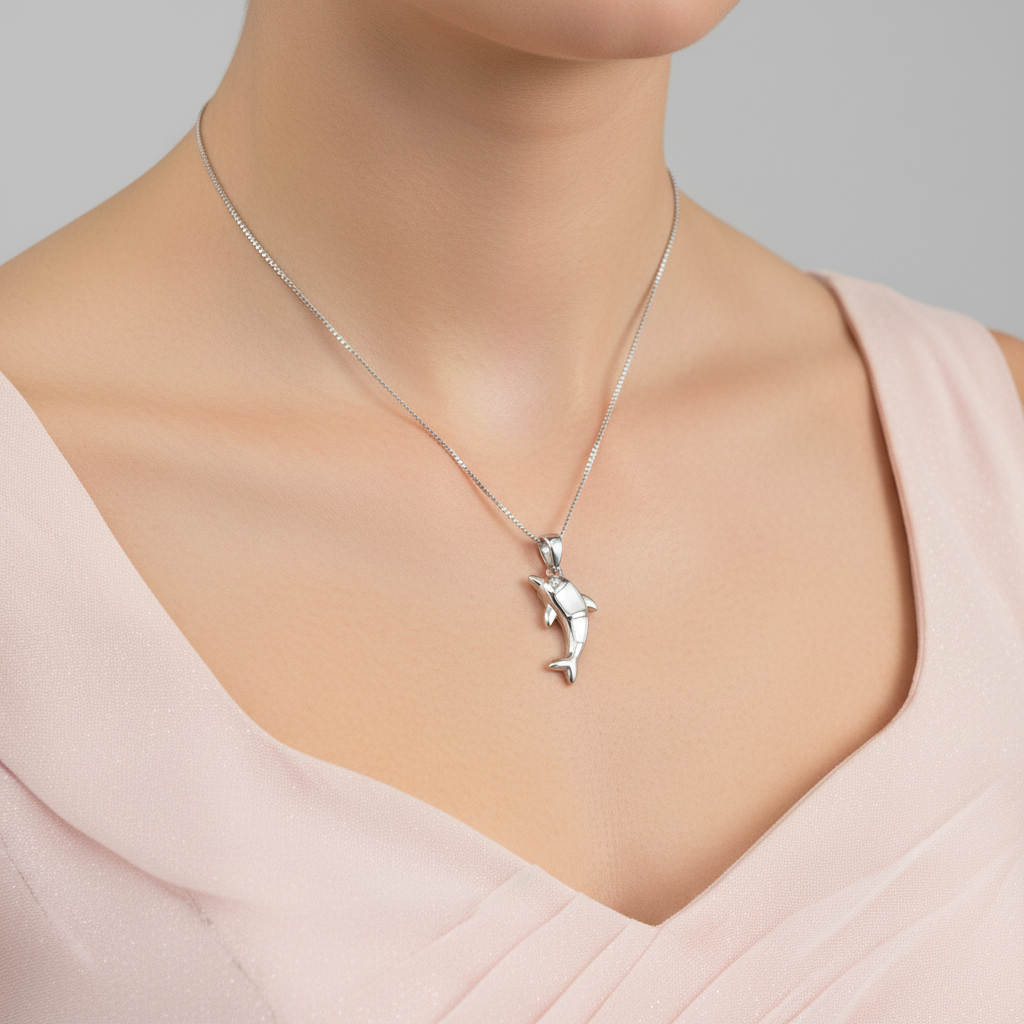 Silver Dolphin Pendant