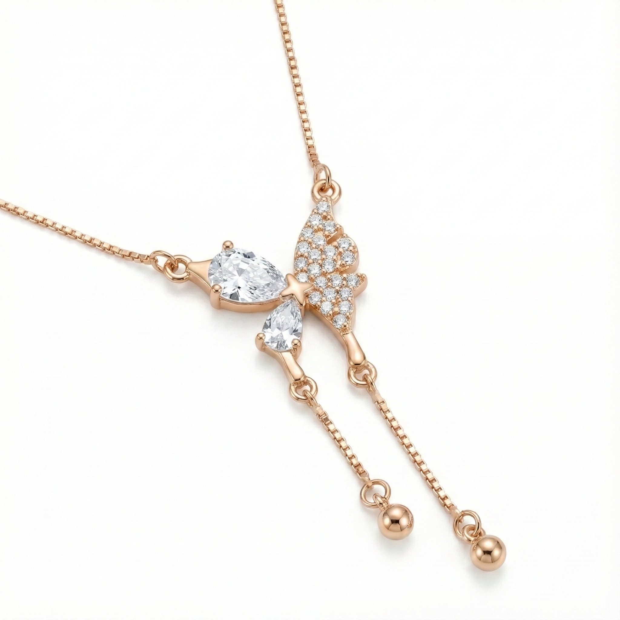 Silver Butterfly Charm Pendant