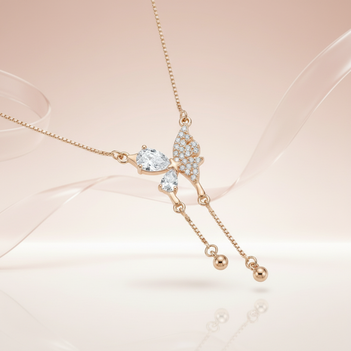 Silver Butterfly Charm Pendant