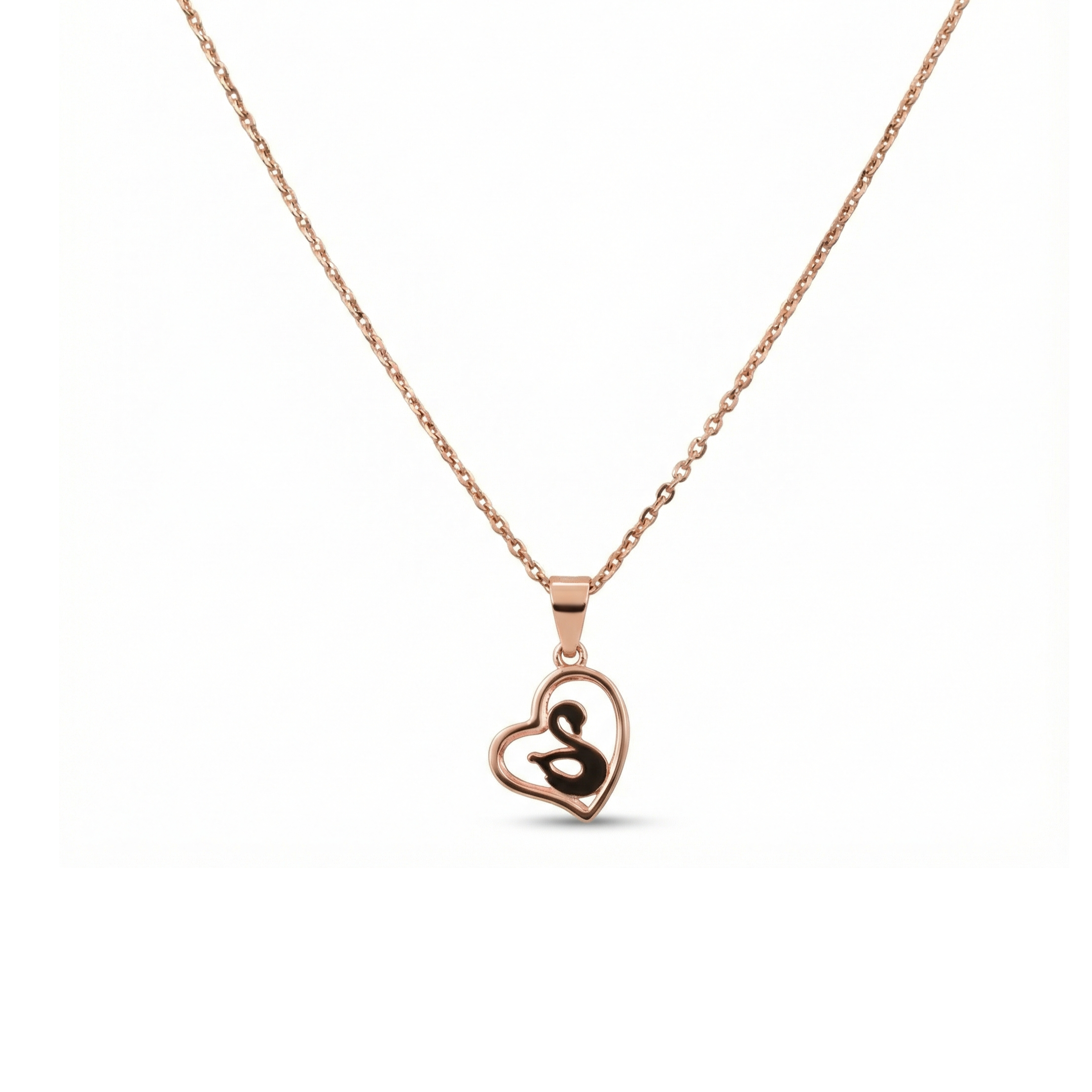 Swan Embrace Pendant