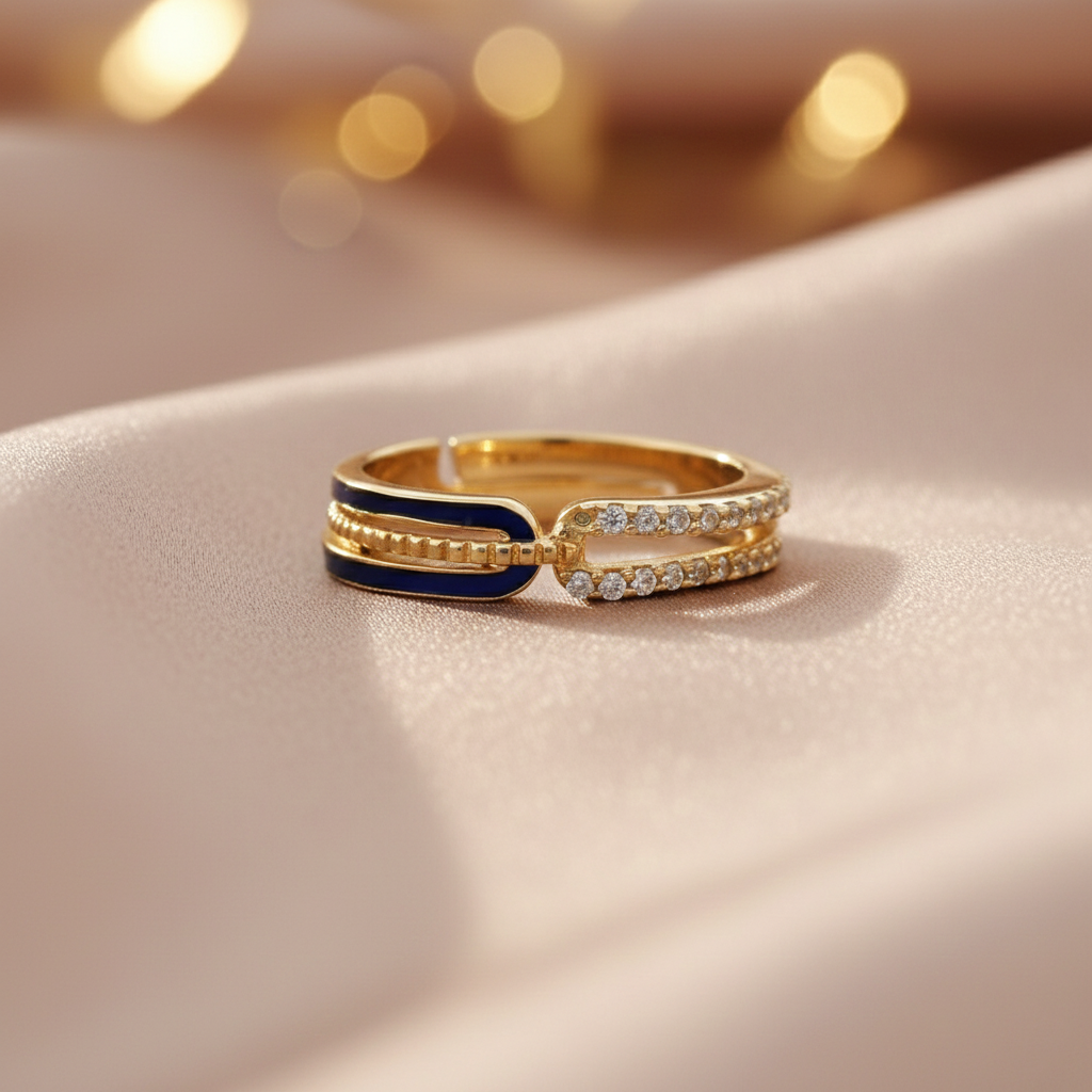 Blue Eternal Band Ring