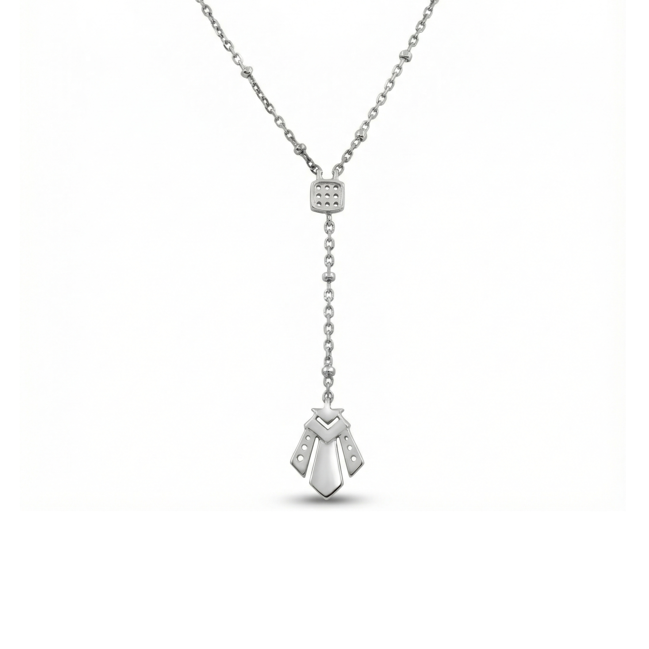 Silver Mist Lariat