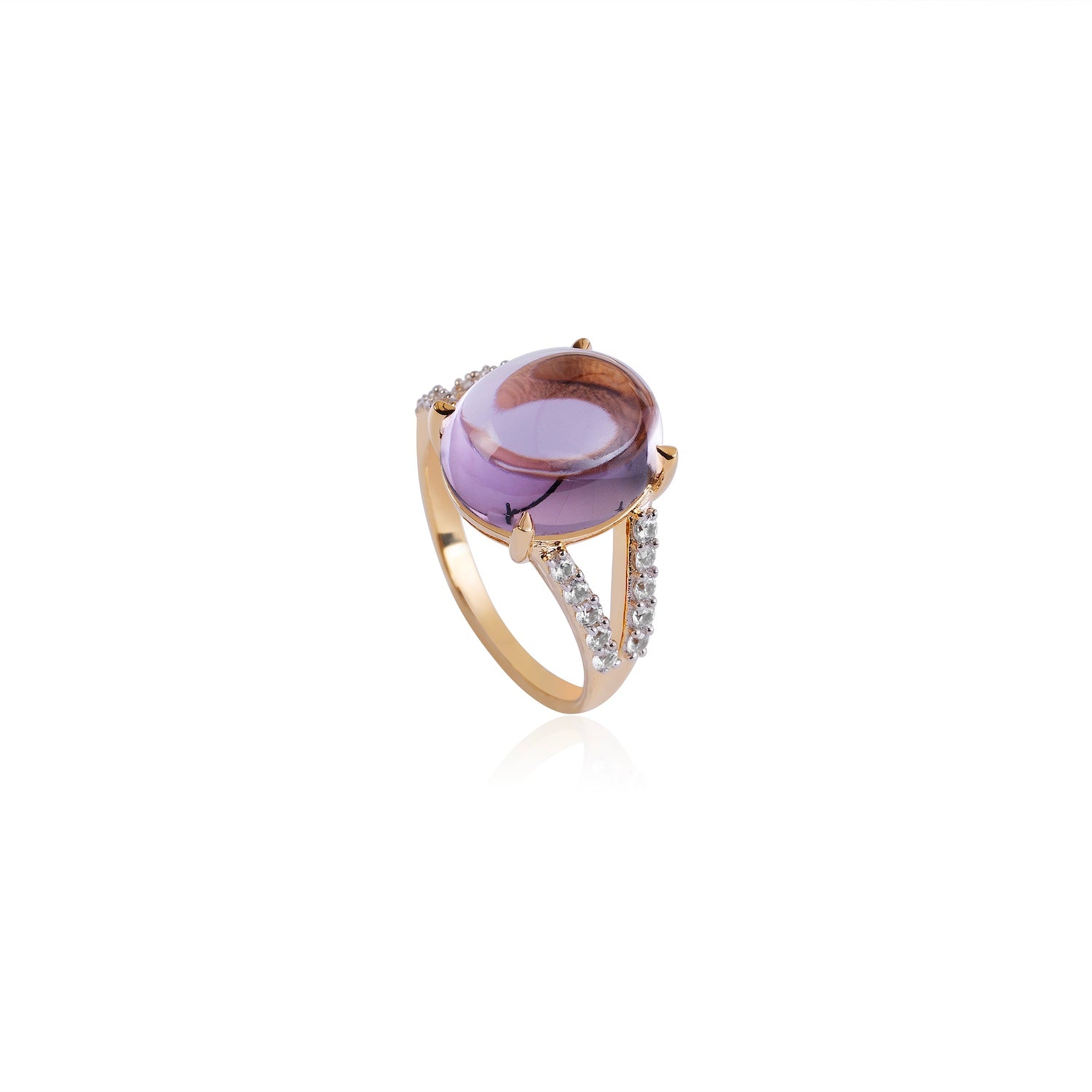 Moonlit Amethyst Ring