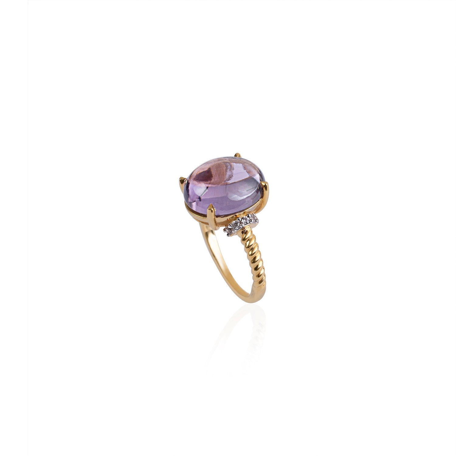 Aurora Amethyst Ring