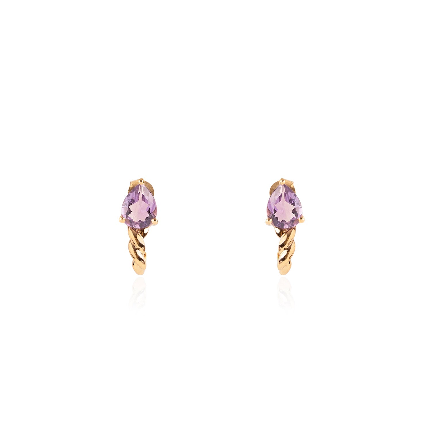 Bloom Amethyst Stud