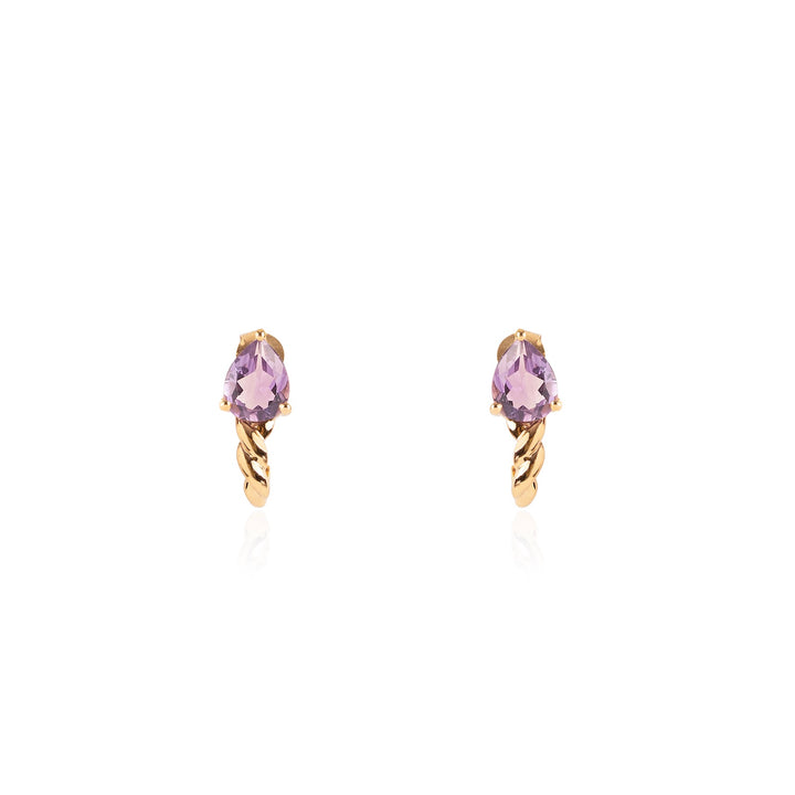 Bloom Amethyst Stud