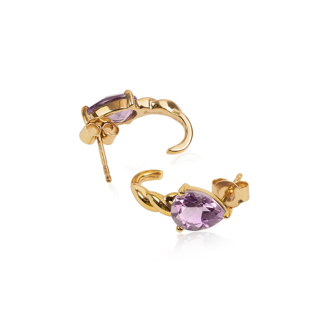 Bloom Amethyst Stud