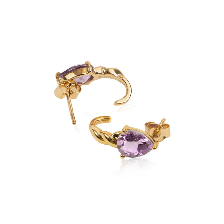 Bloom Amethyst Stud