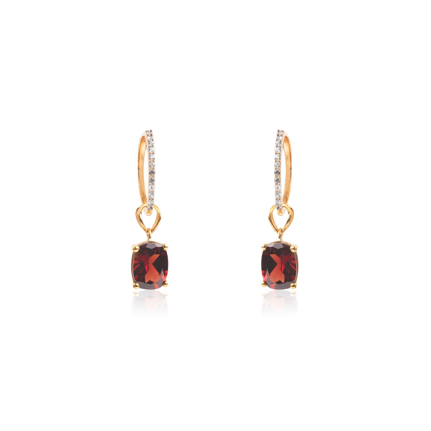 Orchid Shine Red Earring
