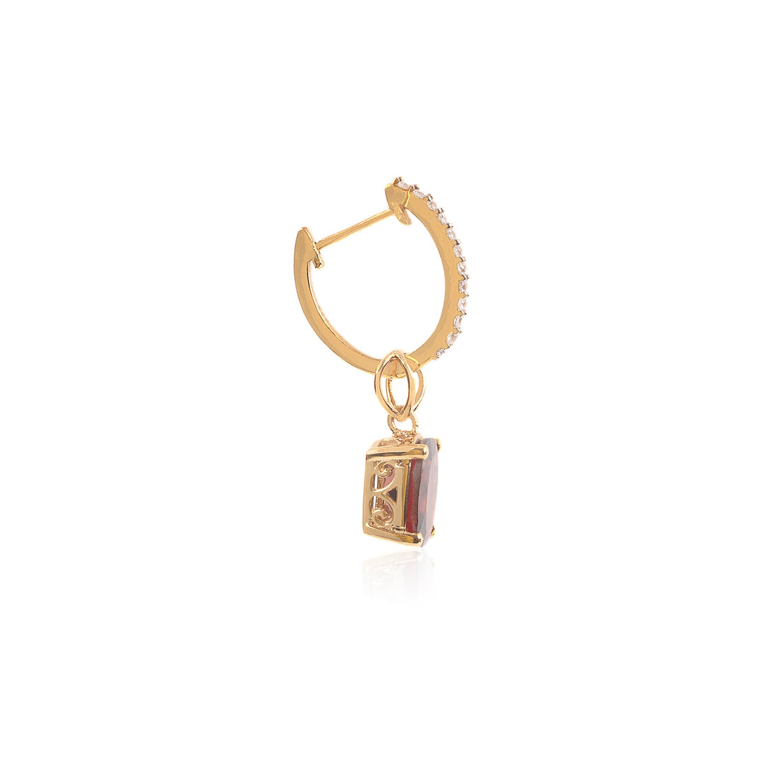 Orchid Shine Red Earring