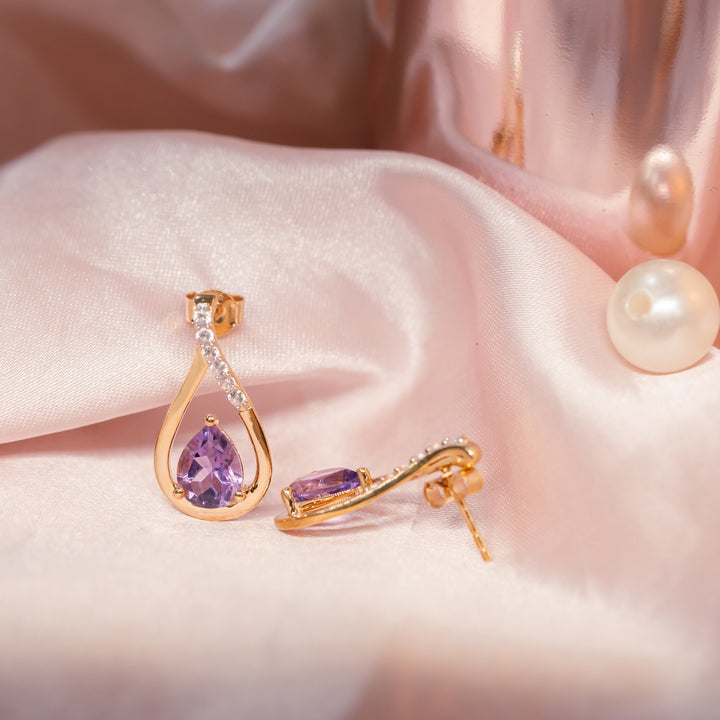 Luxe Amethyst Drop