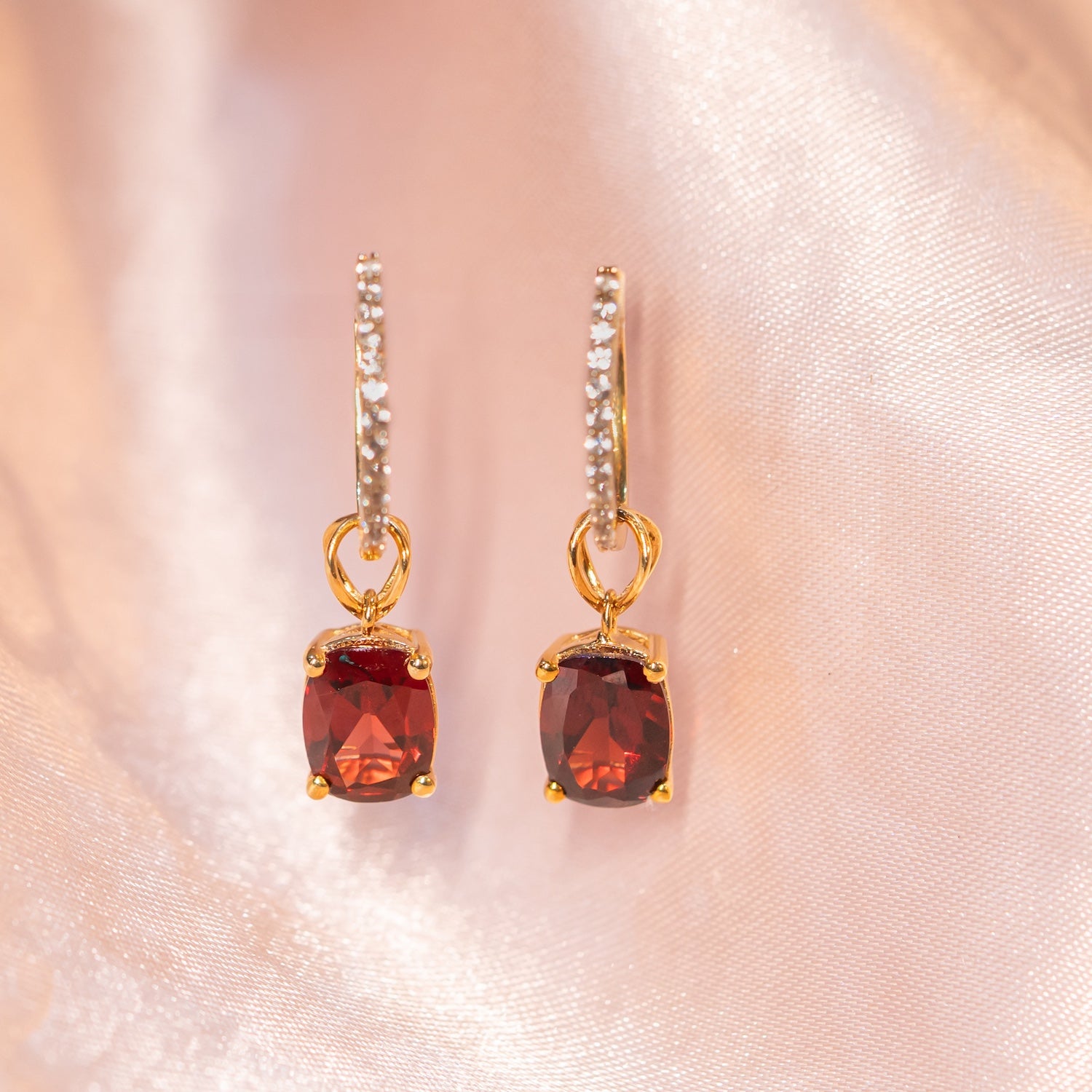 Orchid Shine Red Earring