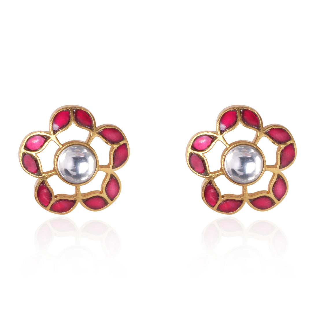 Royal Garden Kundan Studs