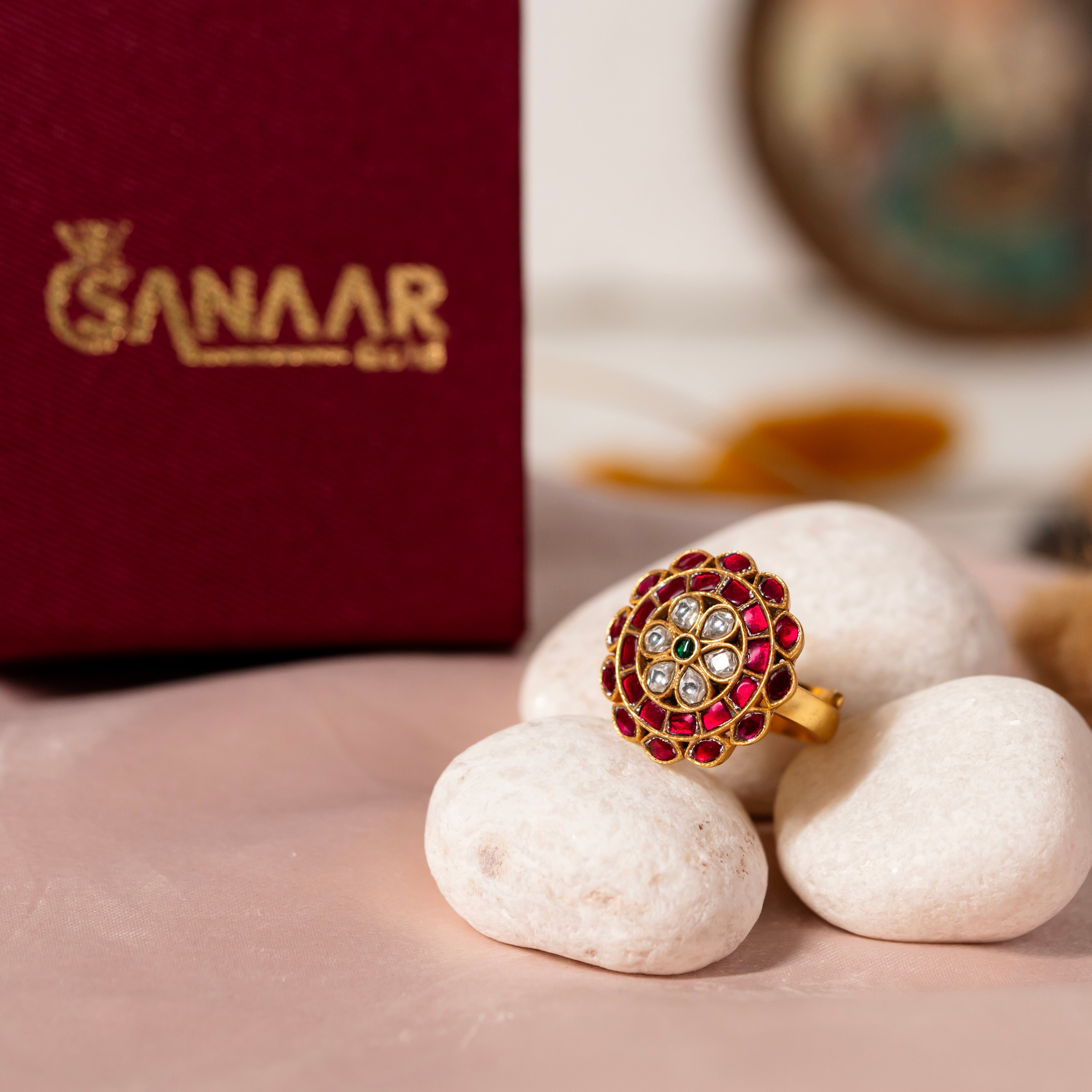 Royal Bloom Adjustable Ring