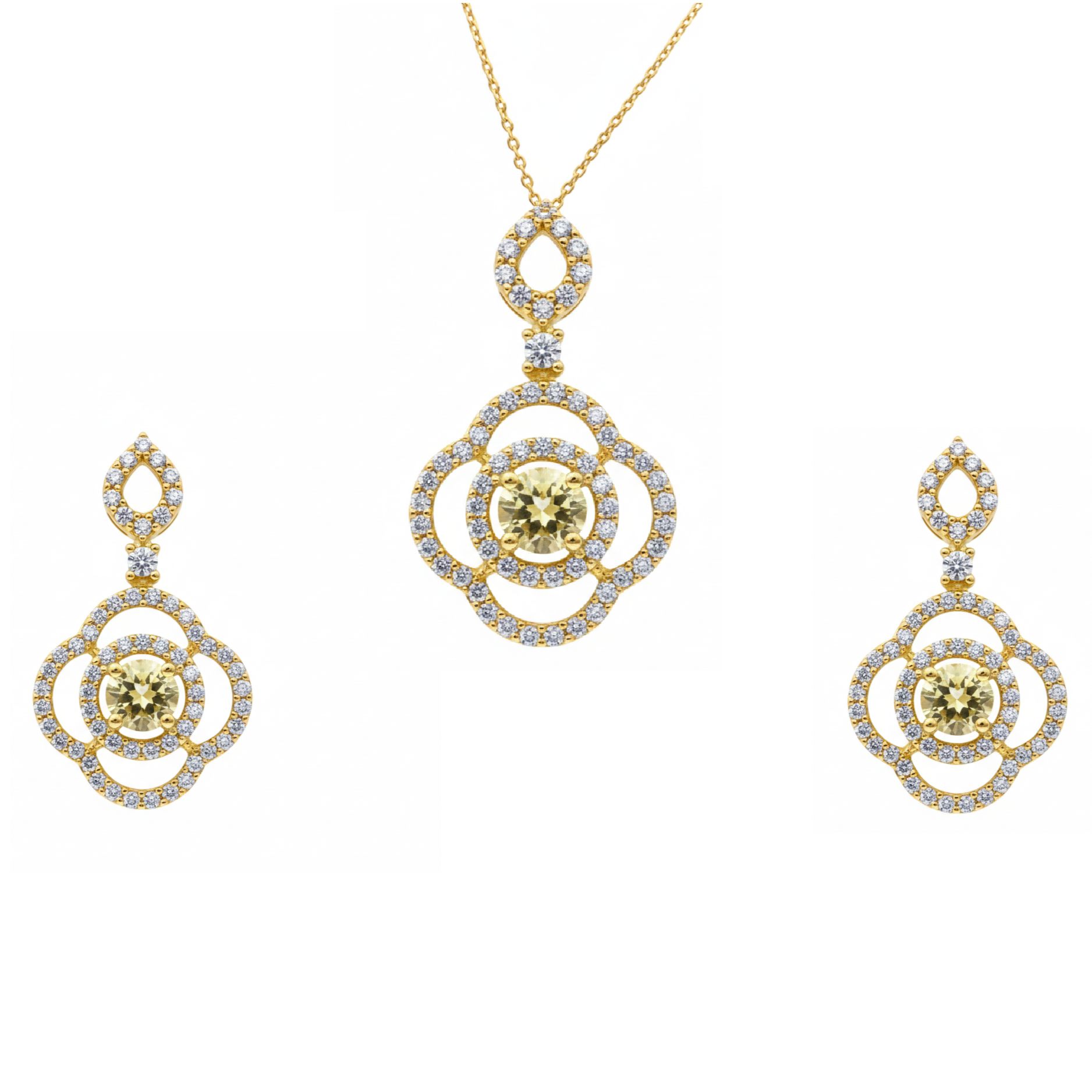 Sunlight Glow Pendant set